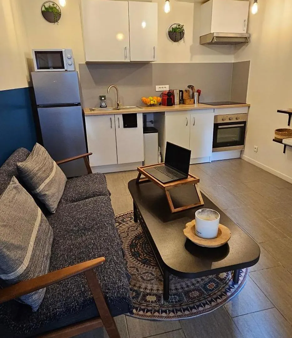 T2 Chambre Miroir Jardin Et Parking Prive Marseille